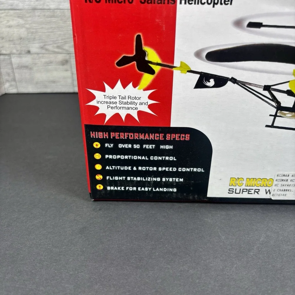 Vintage 2003 Micro Gear R/C‎ Micro Safaris Helicopter NEW IN BOX